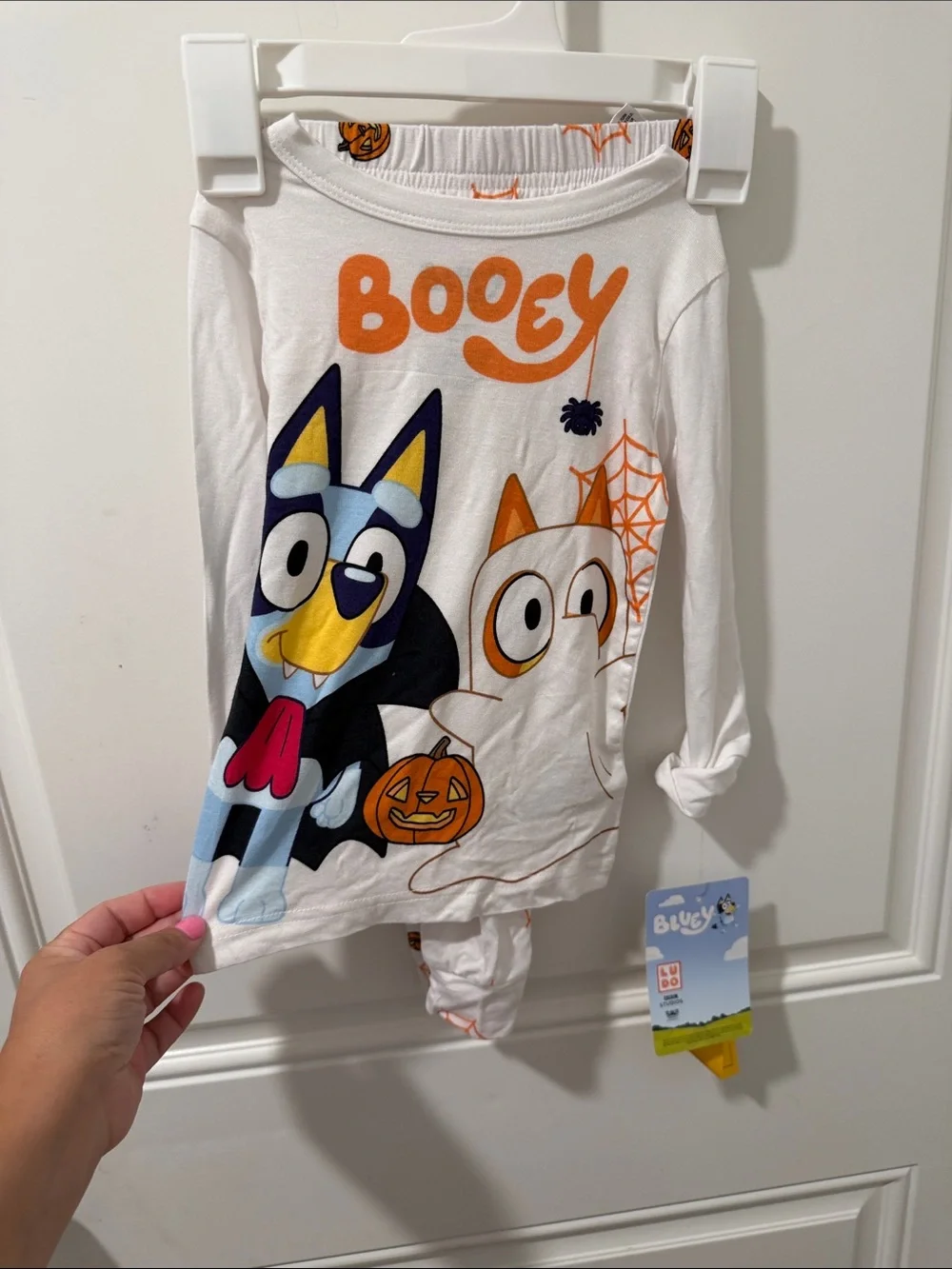 Bluey Halloween 'Booey'  Kids Pajama Set 2T NWT